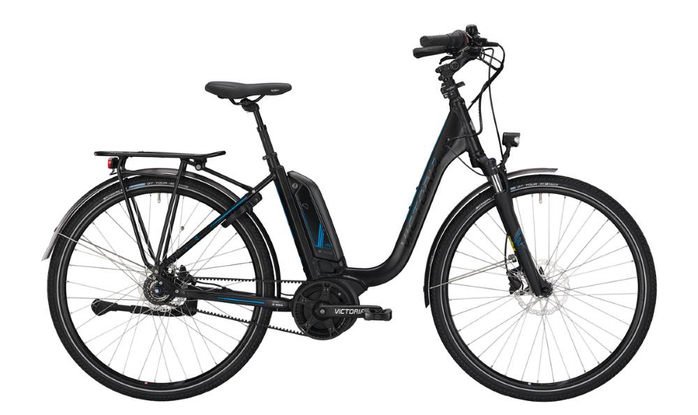 Victoria e-Trekking 7.7 Deep Trekkingrad mit Gates Riemen Victoria eTrekking 7.7 d