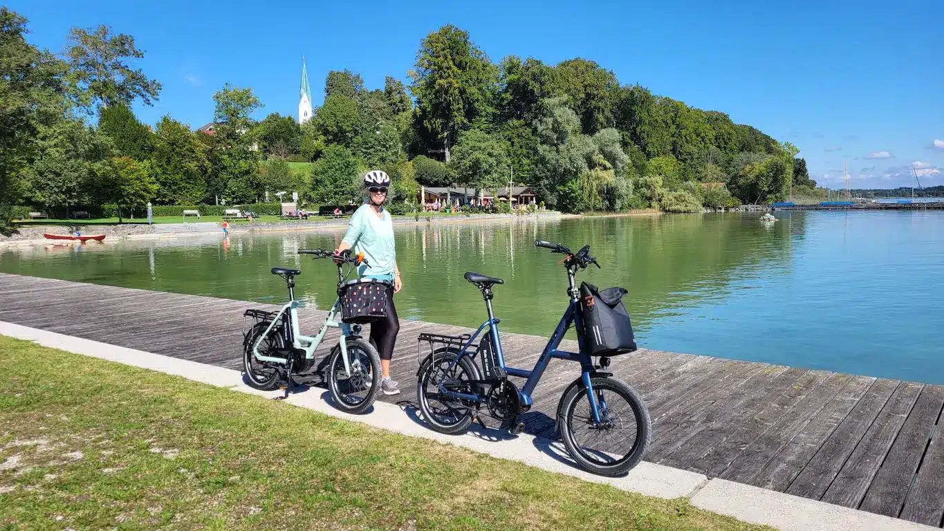 Fahrradtour_am_Chiemsee_ mit_iSY_XXL-R14_und_E5-ZR_Bootsanleger