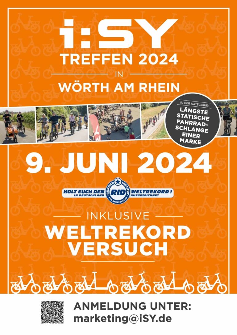 iSY Treffen 2024 mit Weltrekord Einladung