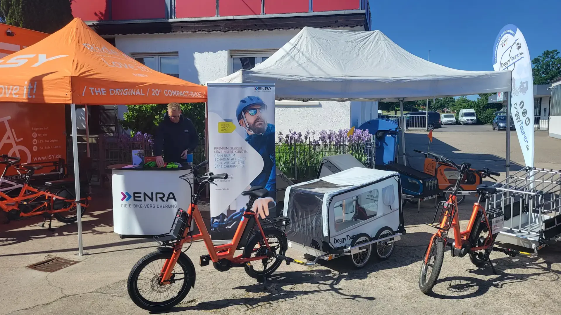 iSY Showtruck beim E-Bike Cafe ENRA