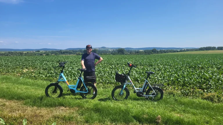 Radtour Thomas mit iSY E5 Adventure vor Veste Otzberg