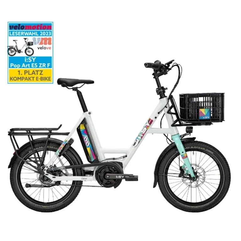 iSY PopArt E5 ZR F Velomotion Pedelec Testsieger