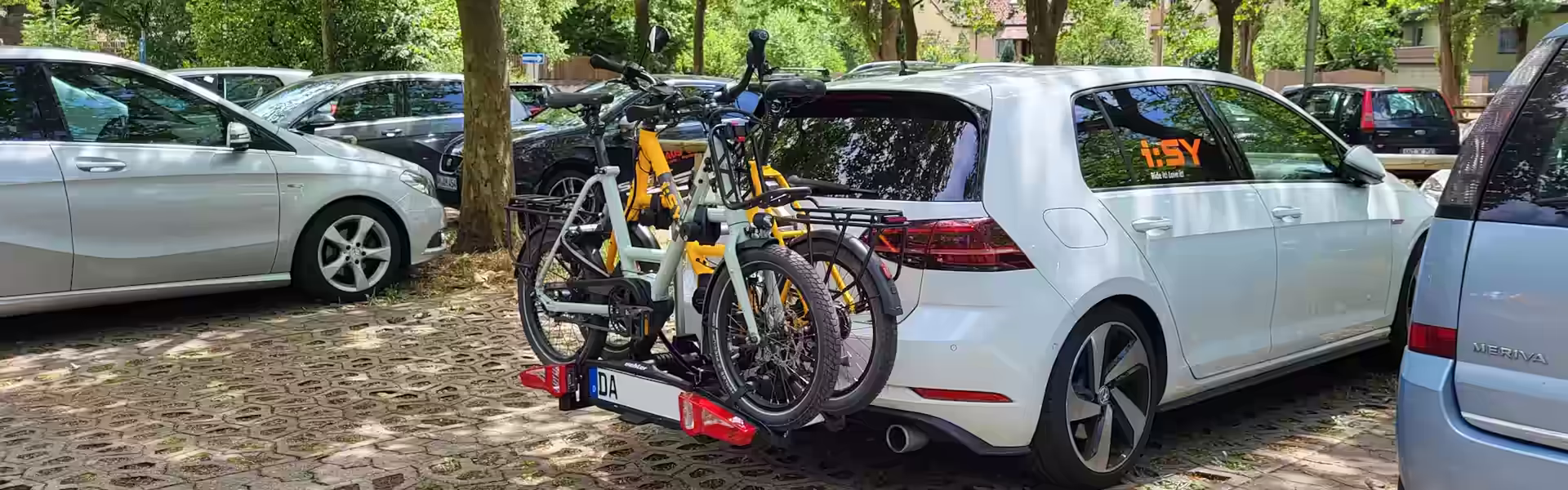 Premium Fahrradtransport mit Fahrradtraeger uebler i21 Kupplungstraeger für iSY
